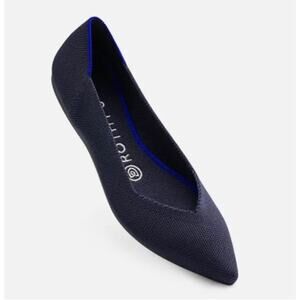 Rothy's Deep Blue Pointed Flats